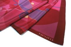 Stylish custom silk scarves were designed by Monsoon for the Montreal Neurological Institute.