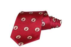 “Bear Claw Tie”, a custom silk tie designed for Blue Earth.