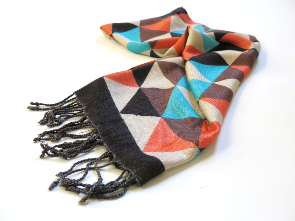 Branding using custom corporate scarves